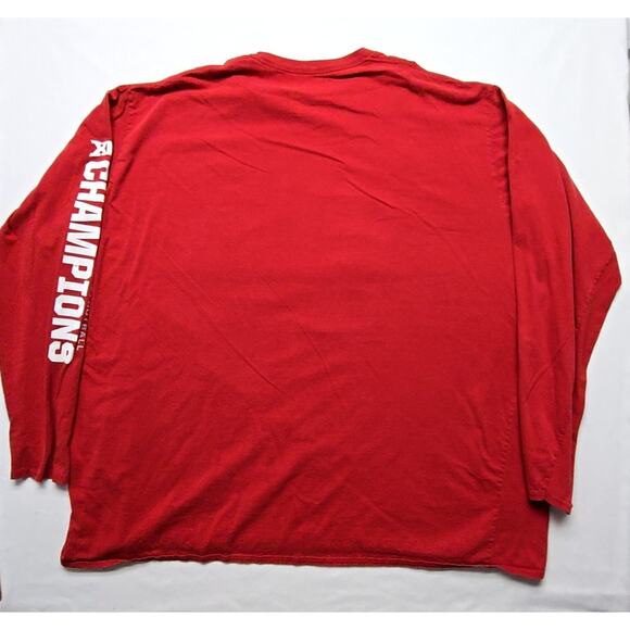 OU Football Champions Built Different 5XL Red Sooners Long Sleeve Shirt 2017 - Picture 7 of 10